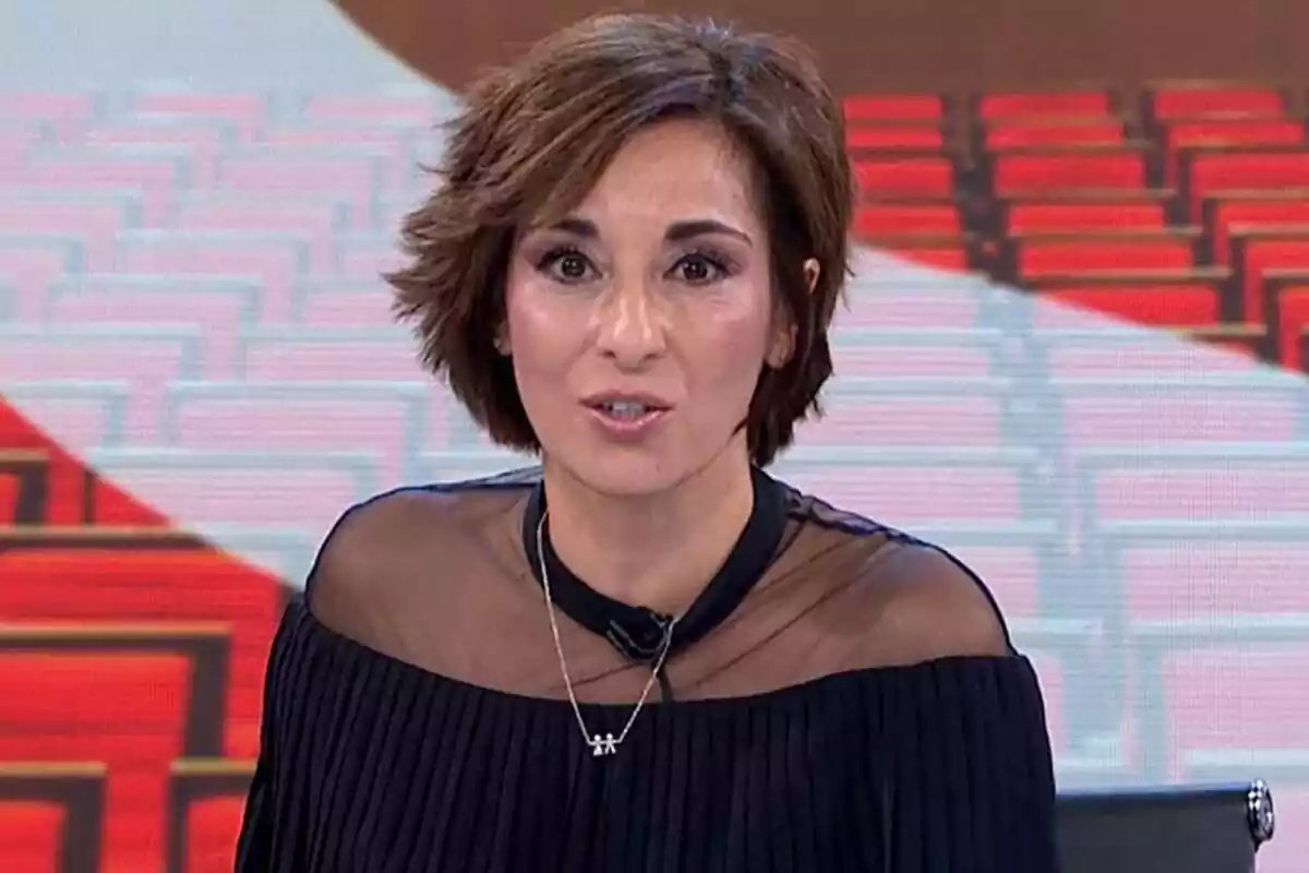 Captura de Adela González como presentadora de Más Vale Sábado