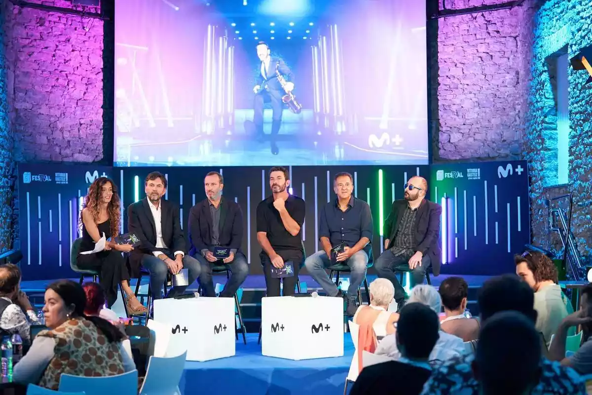 Presentación de That' my jam en el FesTVal de Vitoria con Arturo Valls o Carlos Areces