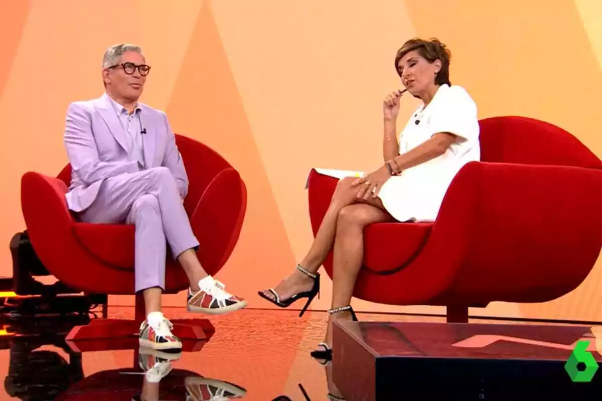 Boris Izaguirre y Adela González en el segundo programa de Más Vale Sábado