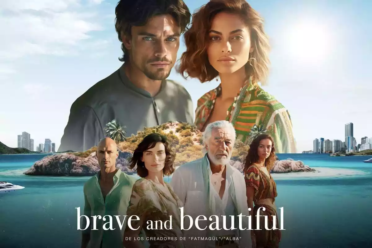 Cartel de Brave and Beautiful, la adaptación de Sühan: Venganza y amor