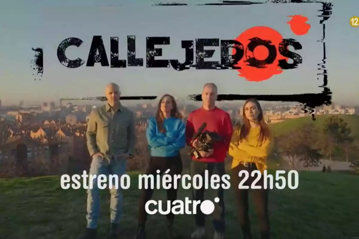 Promo de Callejeros con Nacho Medina y los reporteros con la fecha de estreno