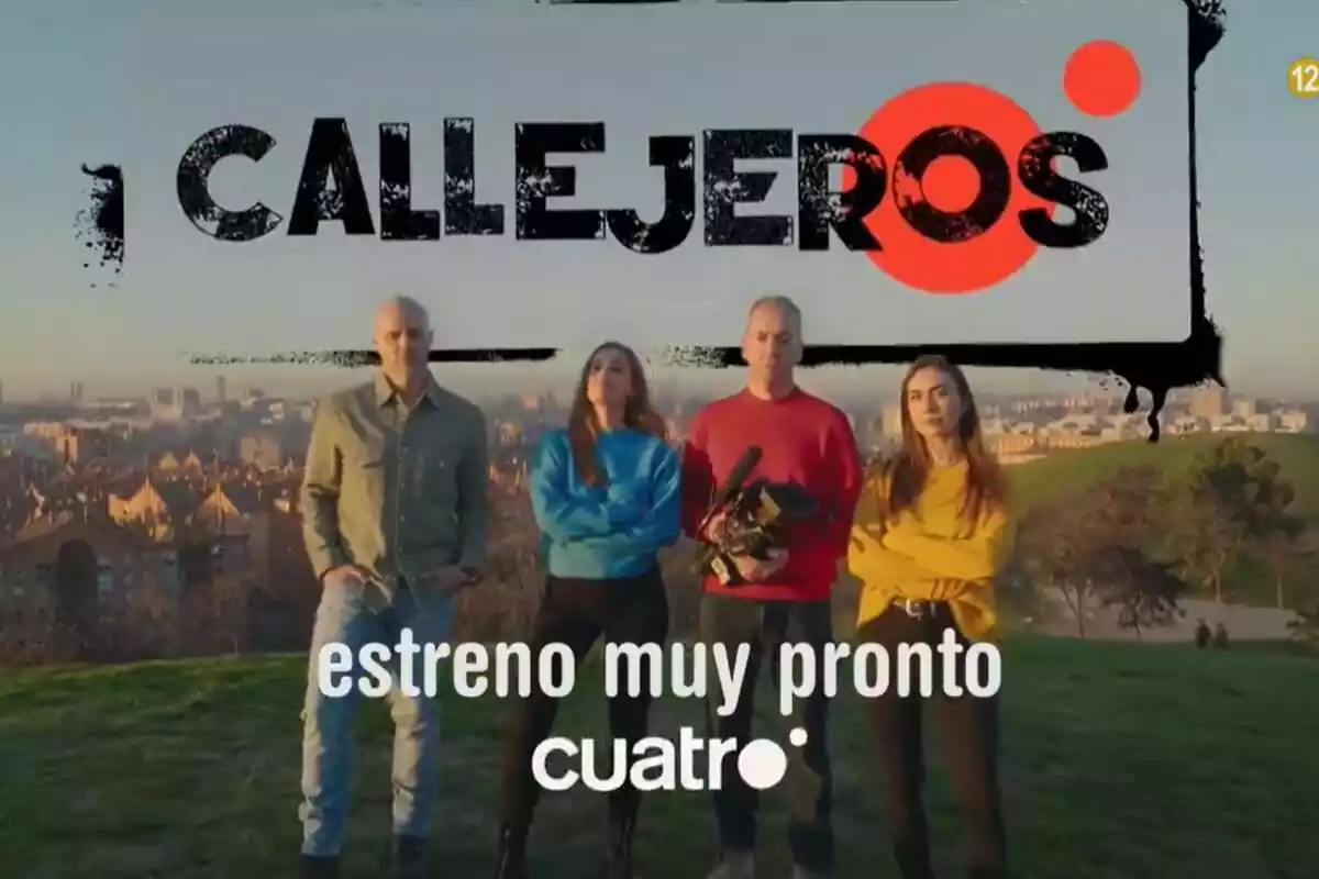 Captura de la promo del regreso de Callejeros en Cuatro con Nacho Medina