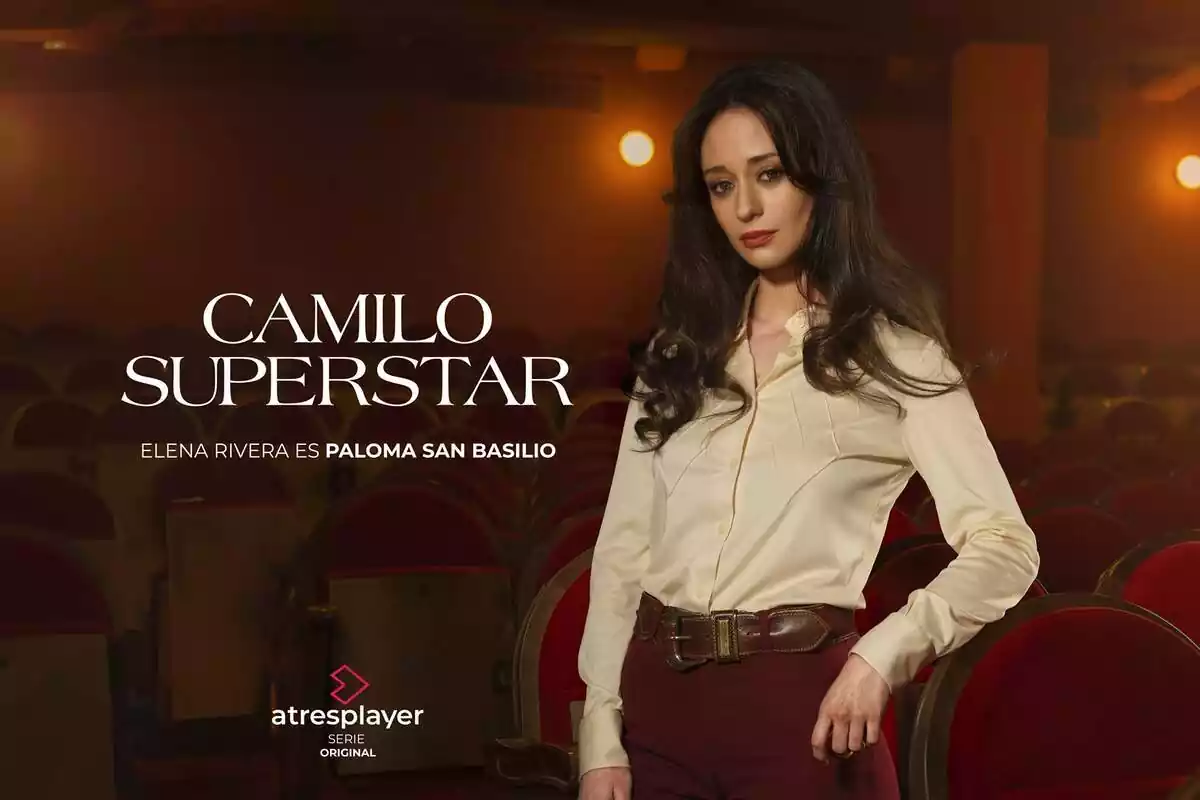 Elena Rivera como Paloma San Basilio en Camilo Superstar de atresplayer