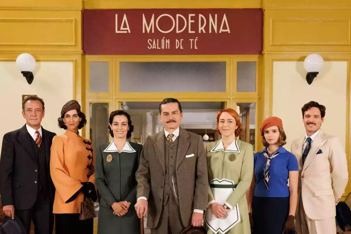 Cartel promocional de 'La Moderna' la nueva serie de RTVE