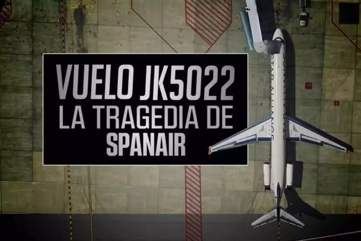 Cartel de 'Vuelo JK5022. La tragedia de Spanair', serie documental de Movistar Plus+