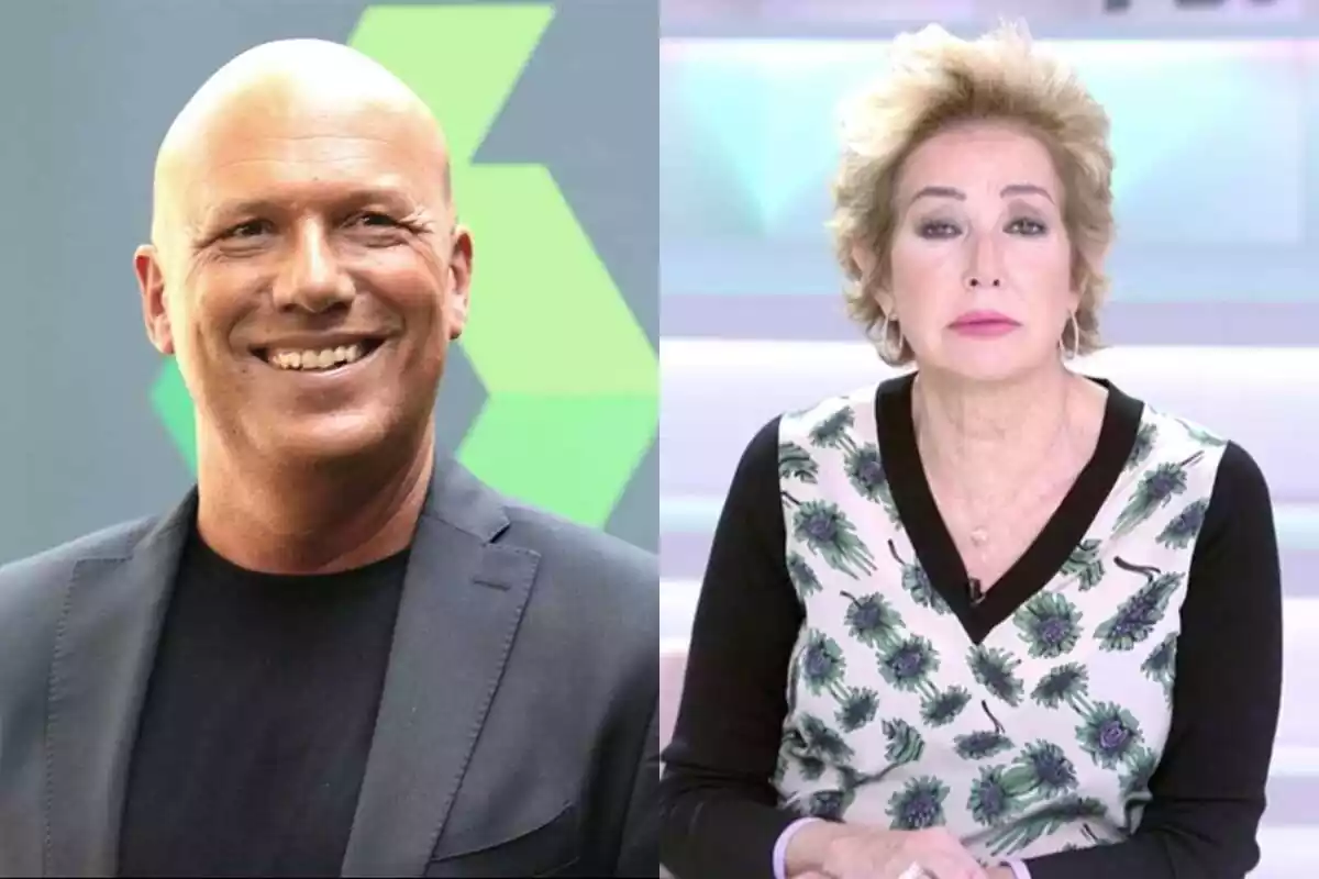 Collage Alfonso Arus en laSexta y Ana Rosa Quintana en Telecinco