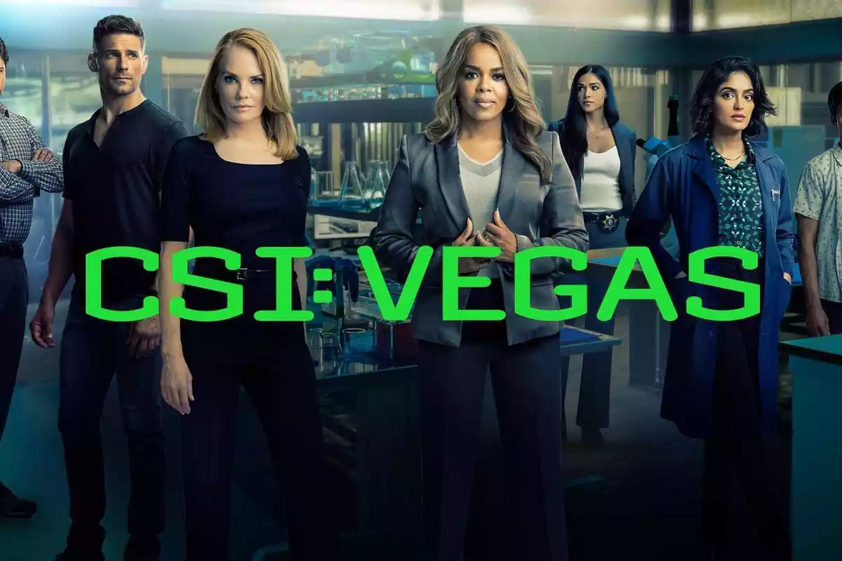 Cartel de la segunda temporada de CSI: Vegas en Energy