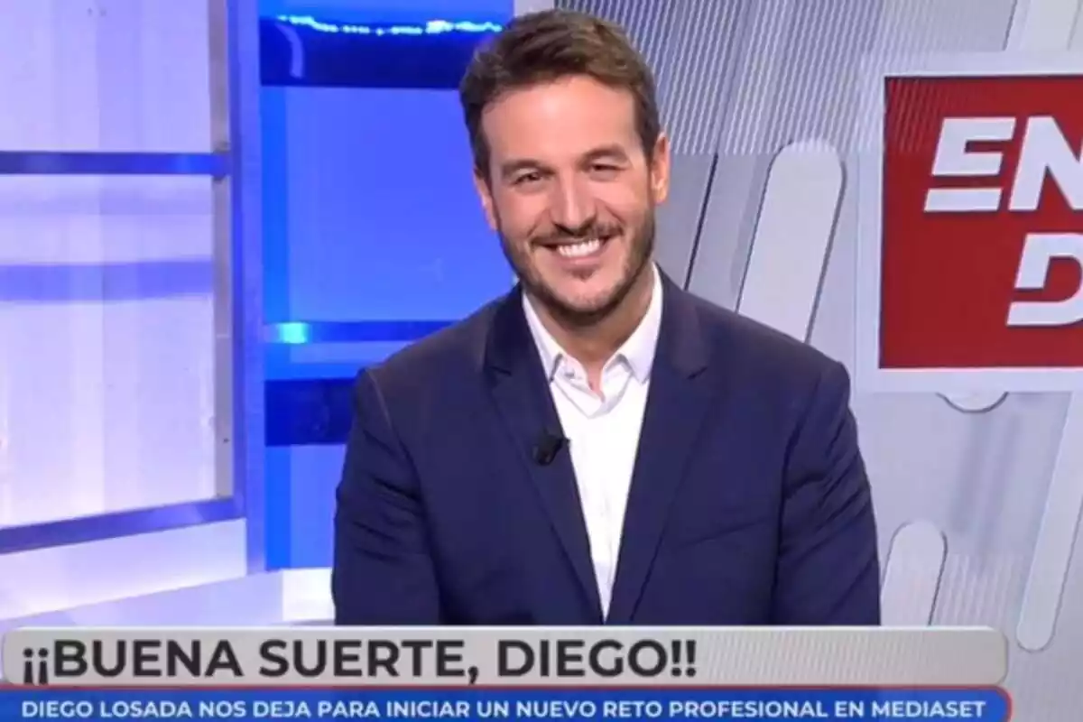 Captura de Diego Losada como presentador de En Boca de Todos en Cuatro