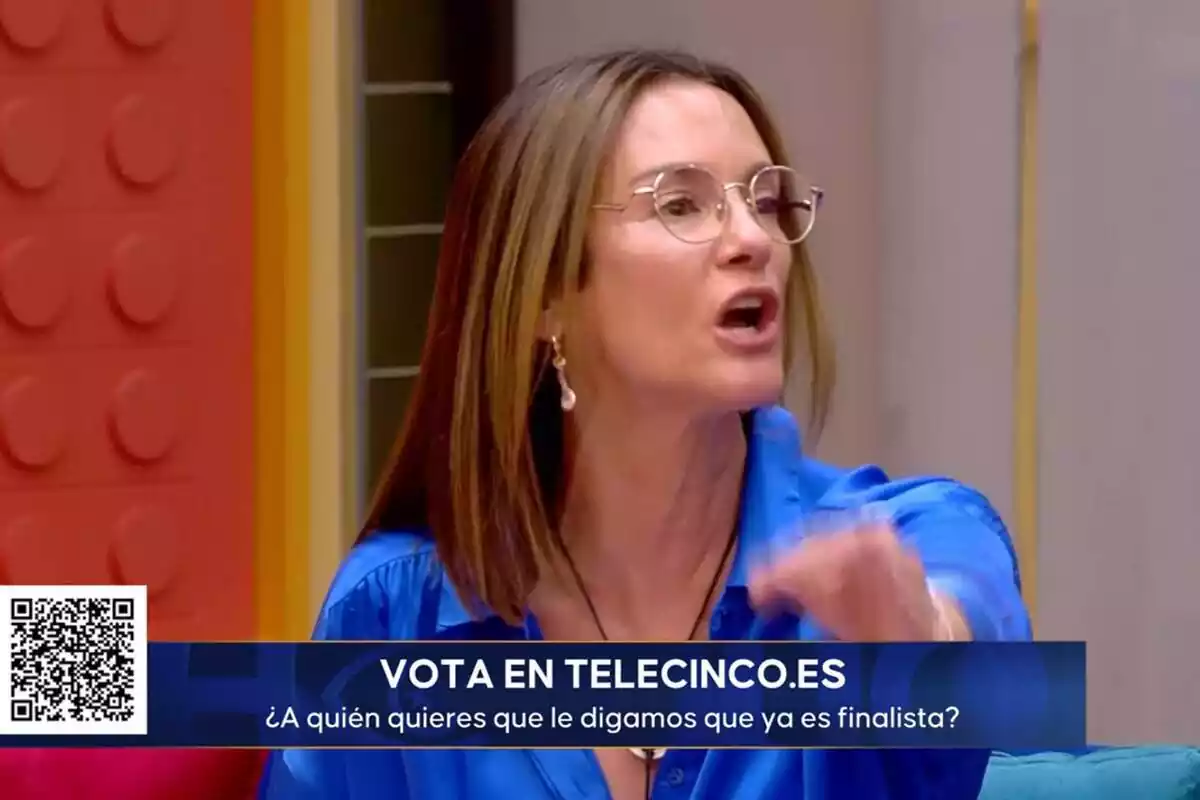 Captura de Elena Rodríguez enfadada en GH DÚO