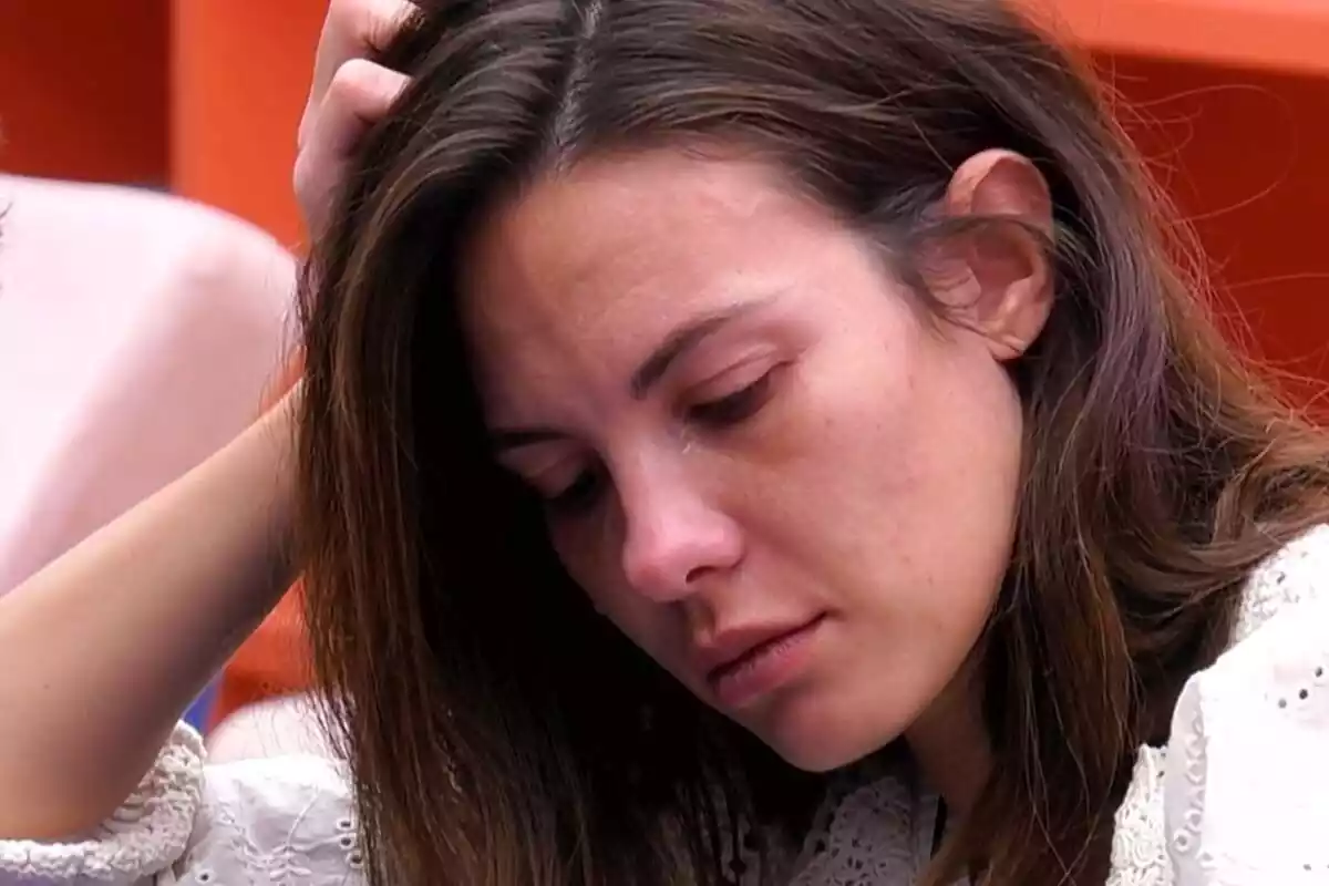 Captura de Jessica Bueno llorando por Luitingo en GH VIP