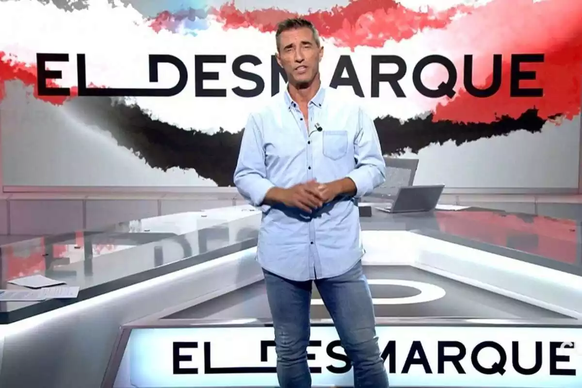 Joseba Larrañaga en el estreno de El Desmarque de Cuatro