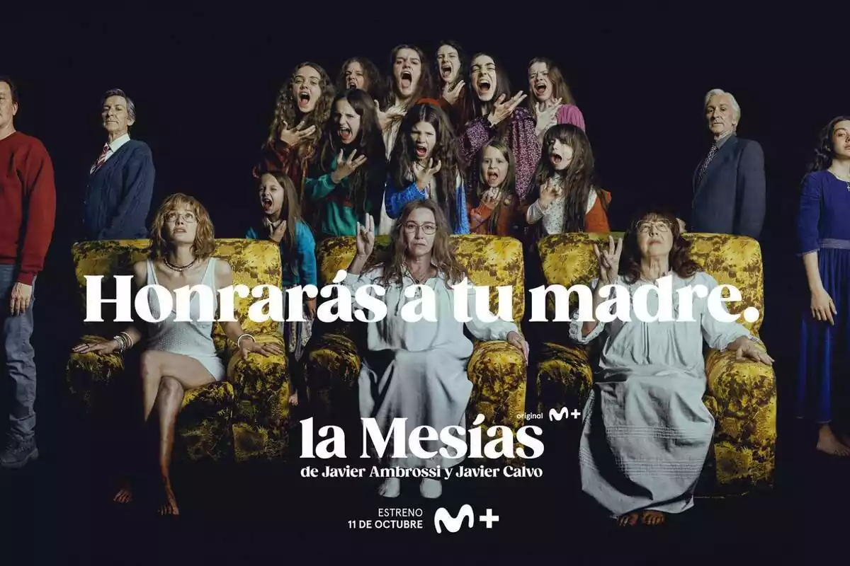 Cartel de La Mesías de Movistar Plus