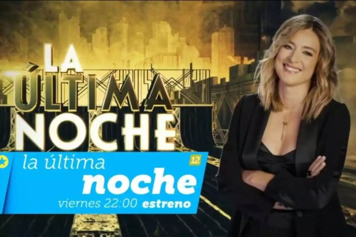 Cartel del estreno de La Última Noche con Sandra Barneda