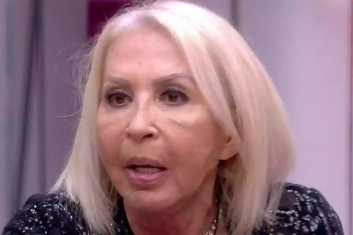 Laura Bozzo enfadada en la casa de GH VIP en Telecinco