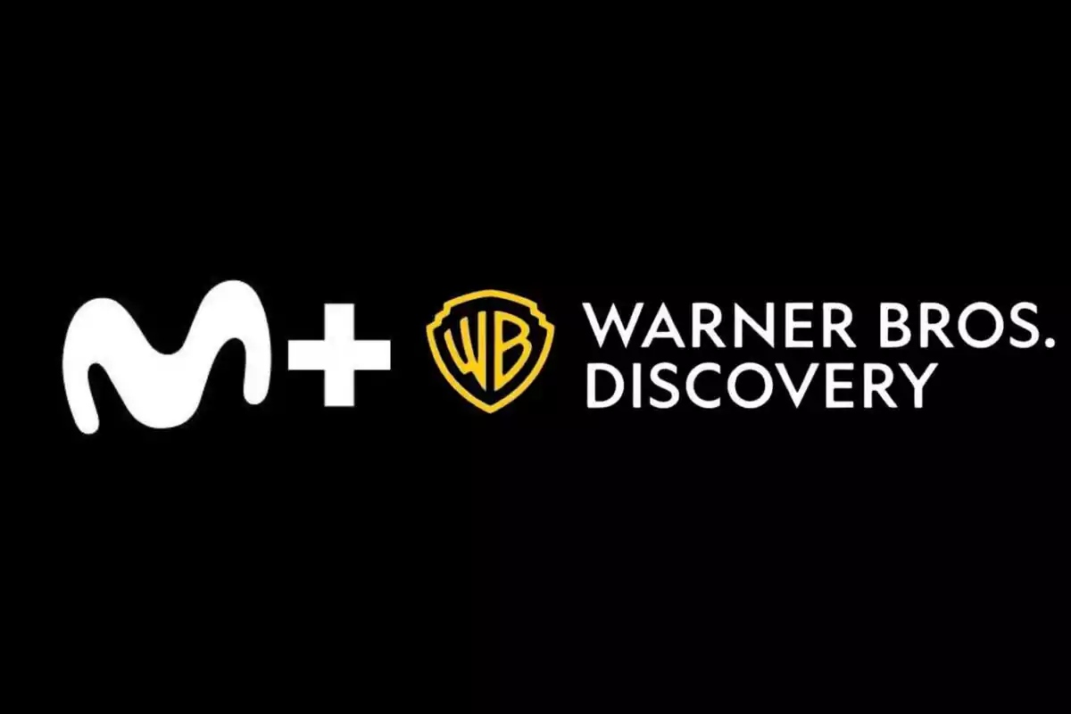 Logo de Movistar Plus+ y Warner Bros. Discovery
