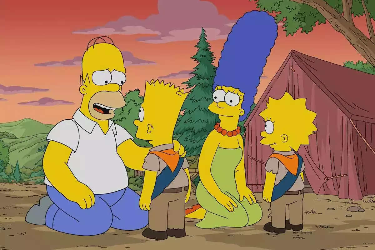Captura de la temporada 34 de Los Simpson que estrena Neox