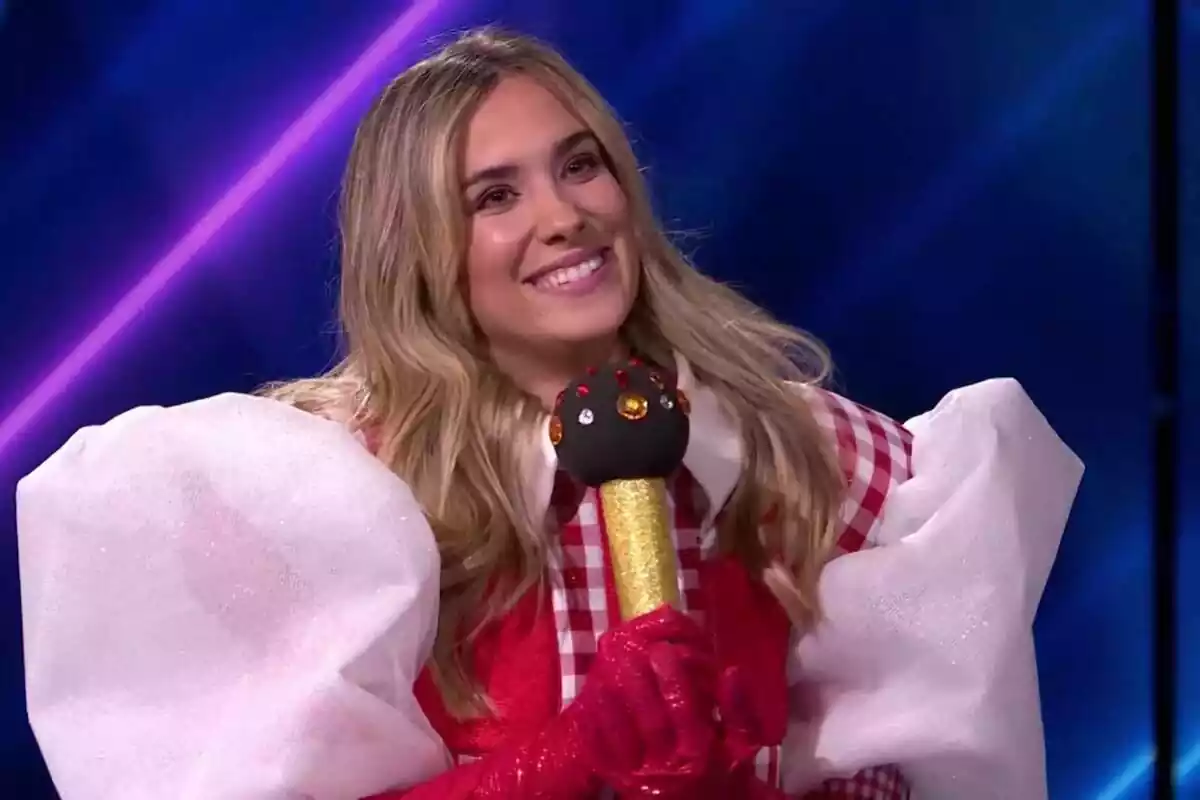 María Pombo como concursante de Mask Singer en Antena 3