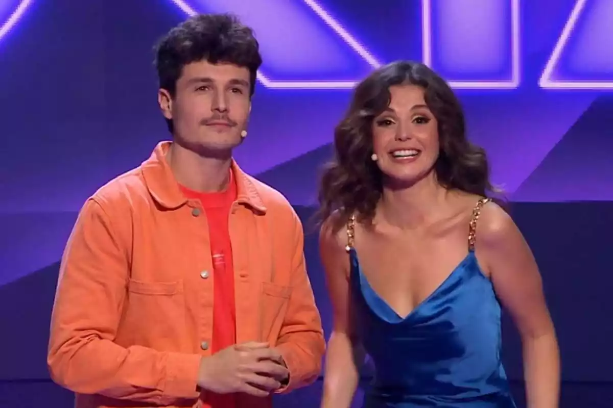 Miki Núñez y Marta Torné como presentadores de Eufòria en TV3