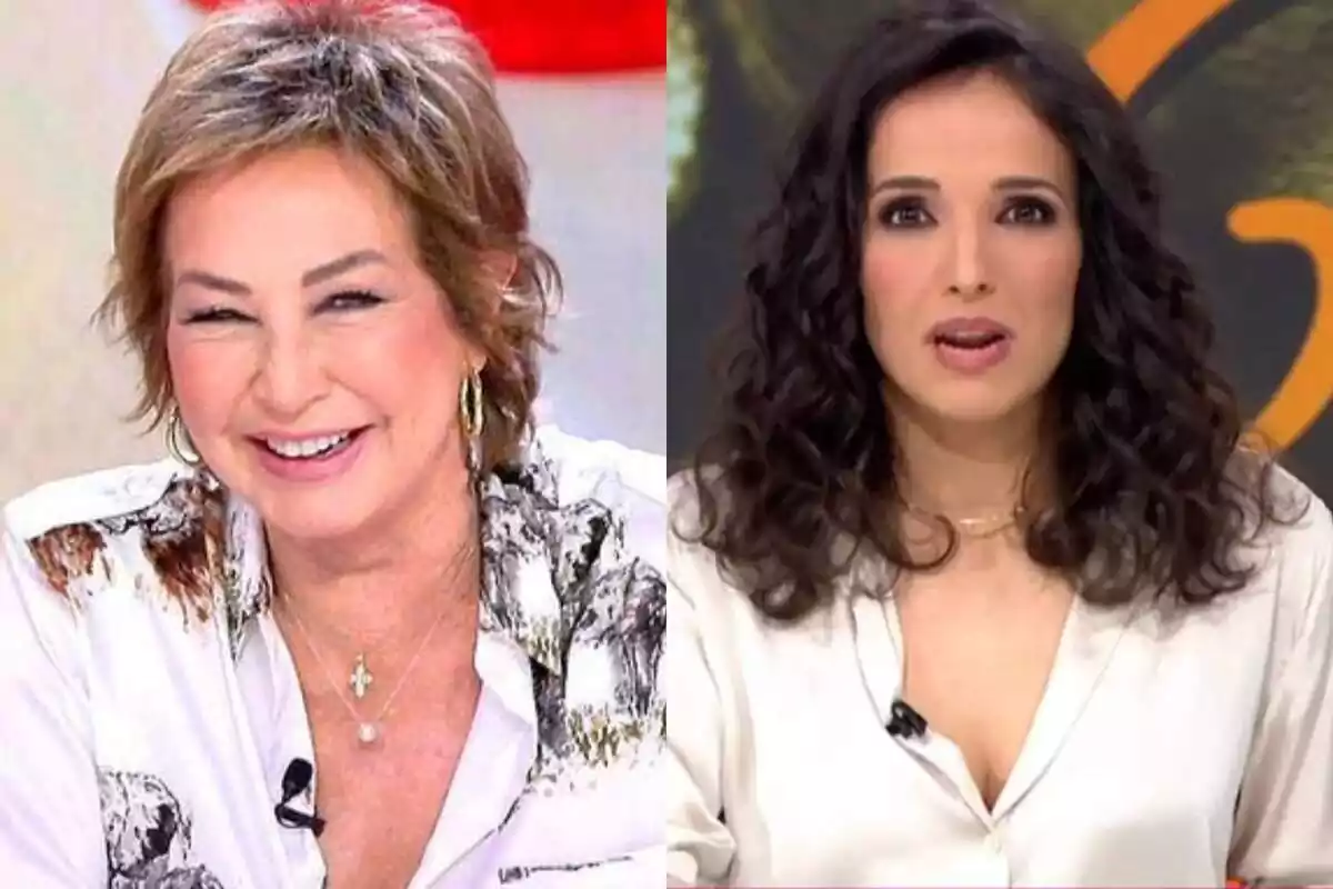 Montaje de Ana Rosa Quintana en TardeAR y Rebeca Haro en Y ahora Sonsoles