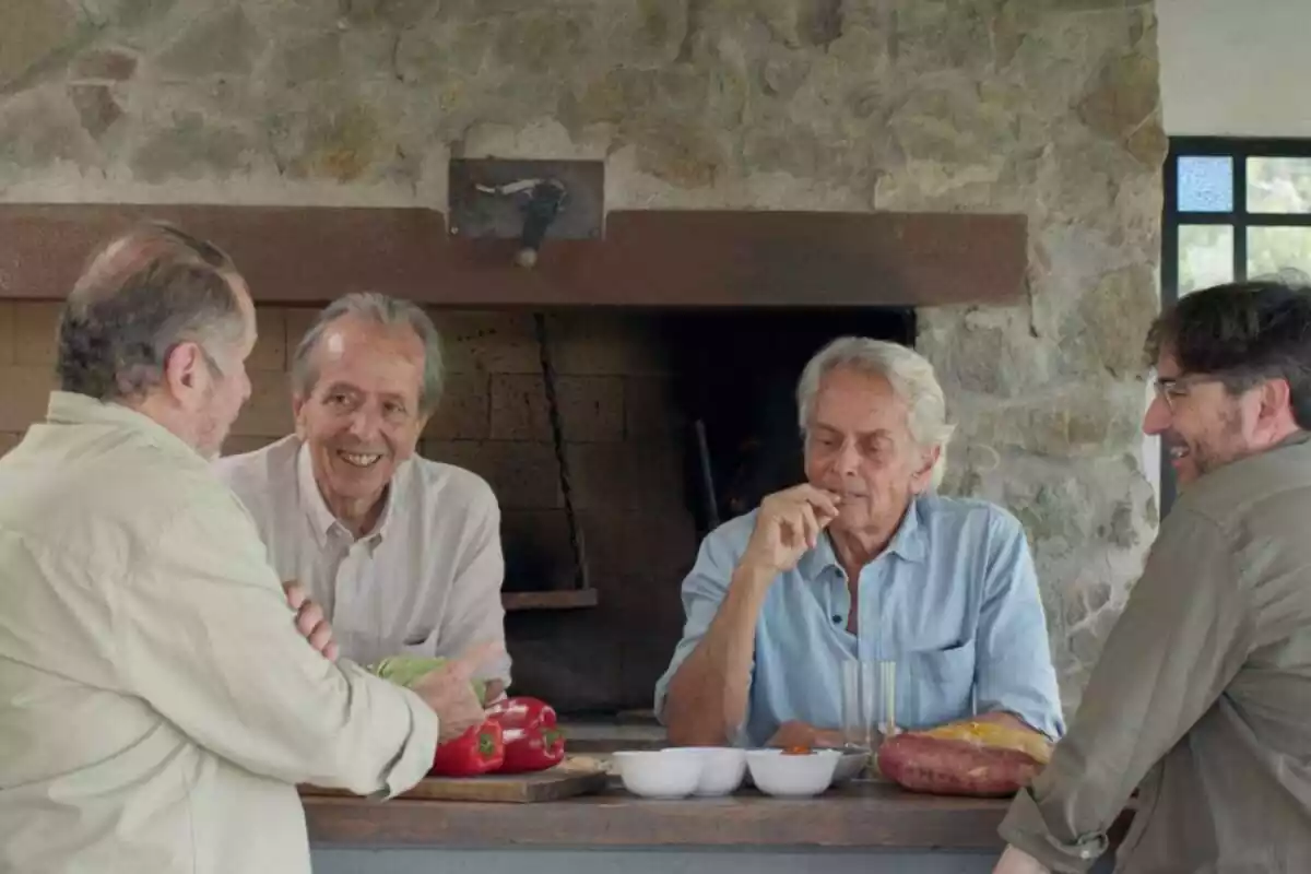 Jordi Évole con los primos Strauch