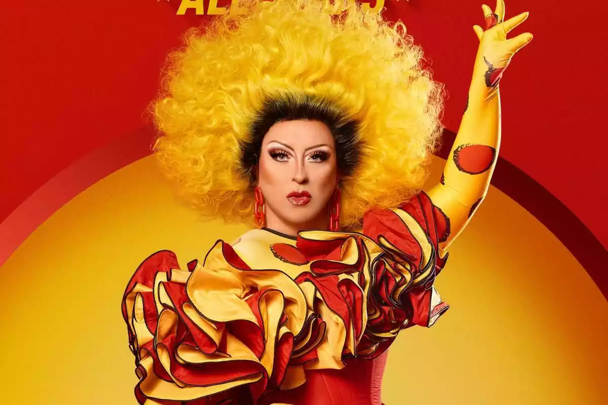 Posado de Pupi Poisson como concursante de Drag Race: All Stars en atresplayer