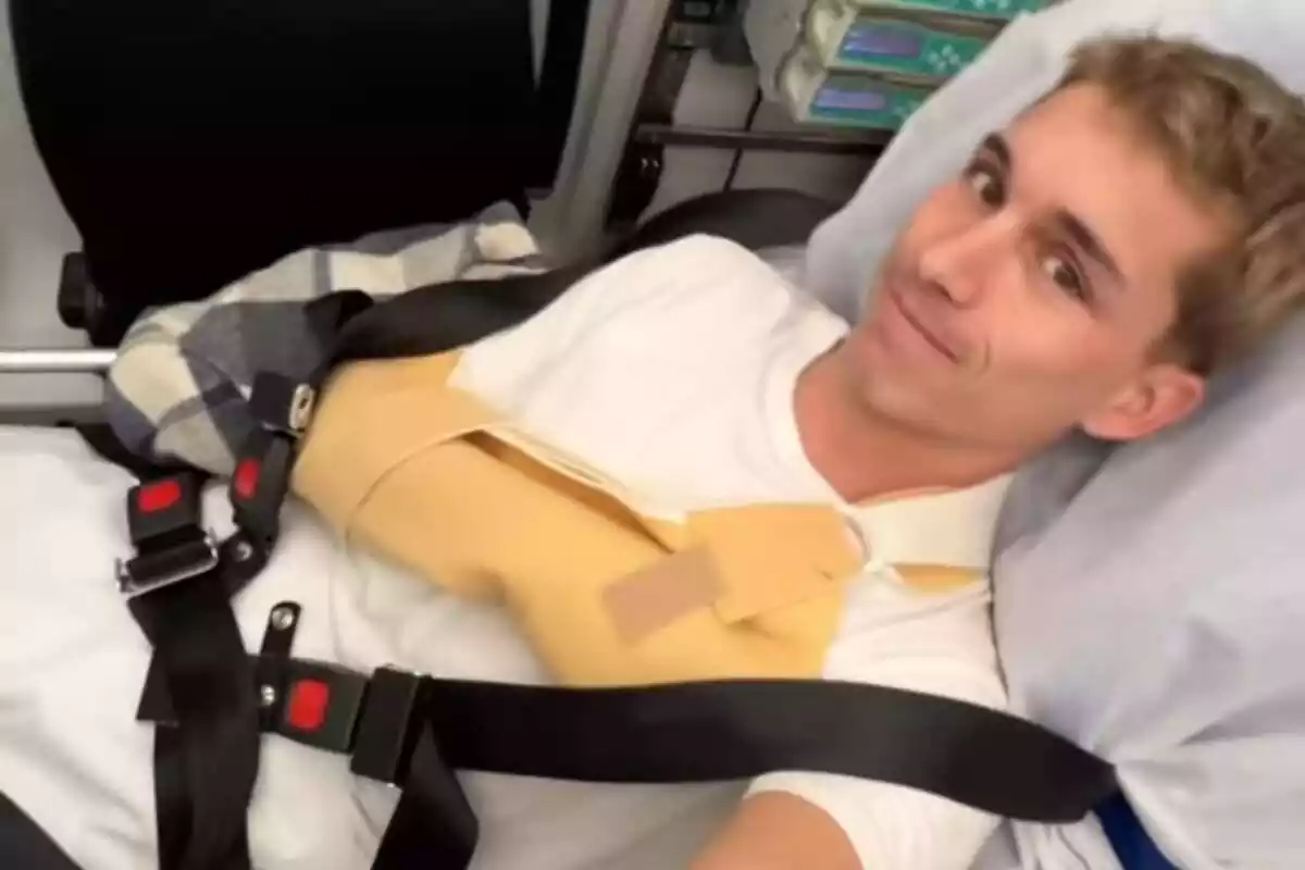 Raoul Vázquez de OT 2017 en el hospital tras un accidente