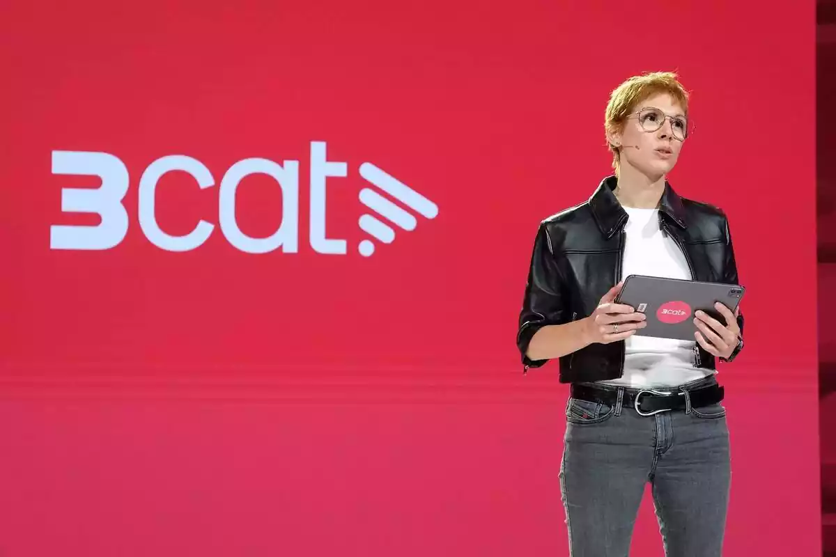 Rosa Romà en la presentación de la plataforma 3Cat