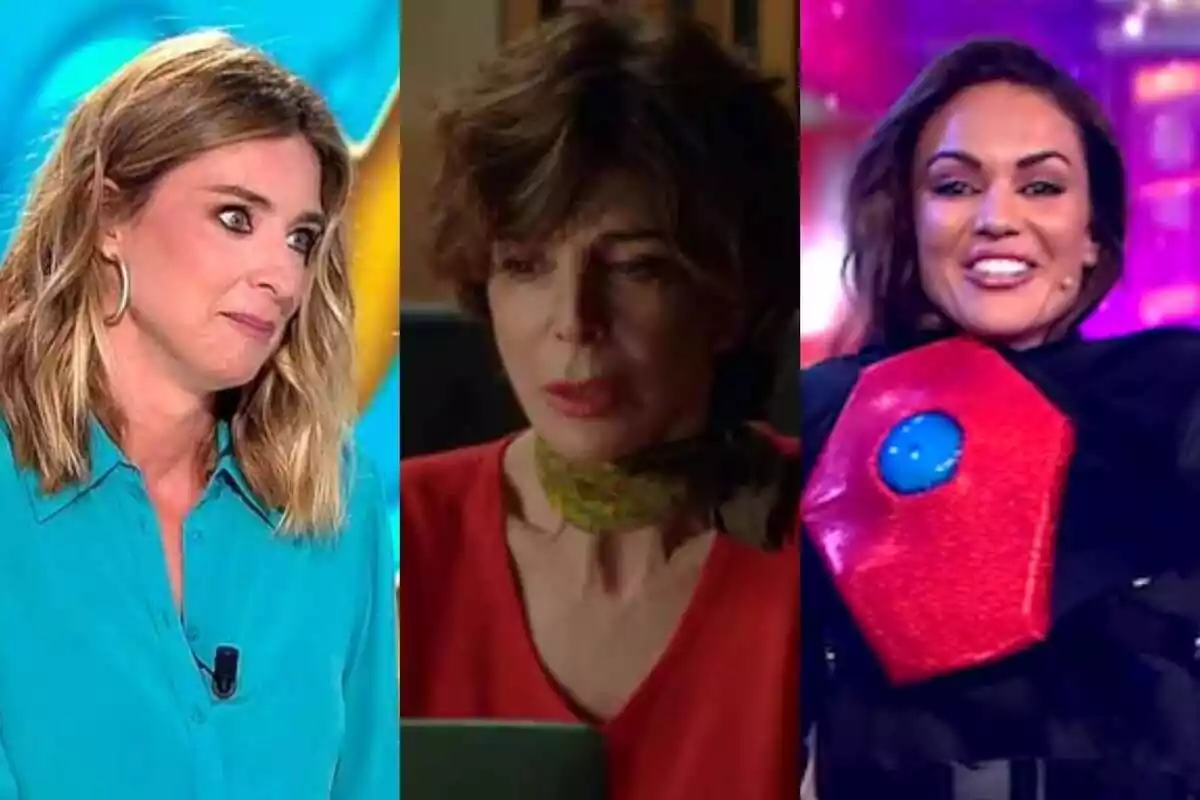 Sandra Barneda en Así es la vida, Lydia Bosch en Mia es la venganza y Lara Álvarez en Me Resbala