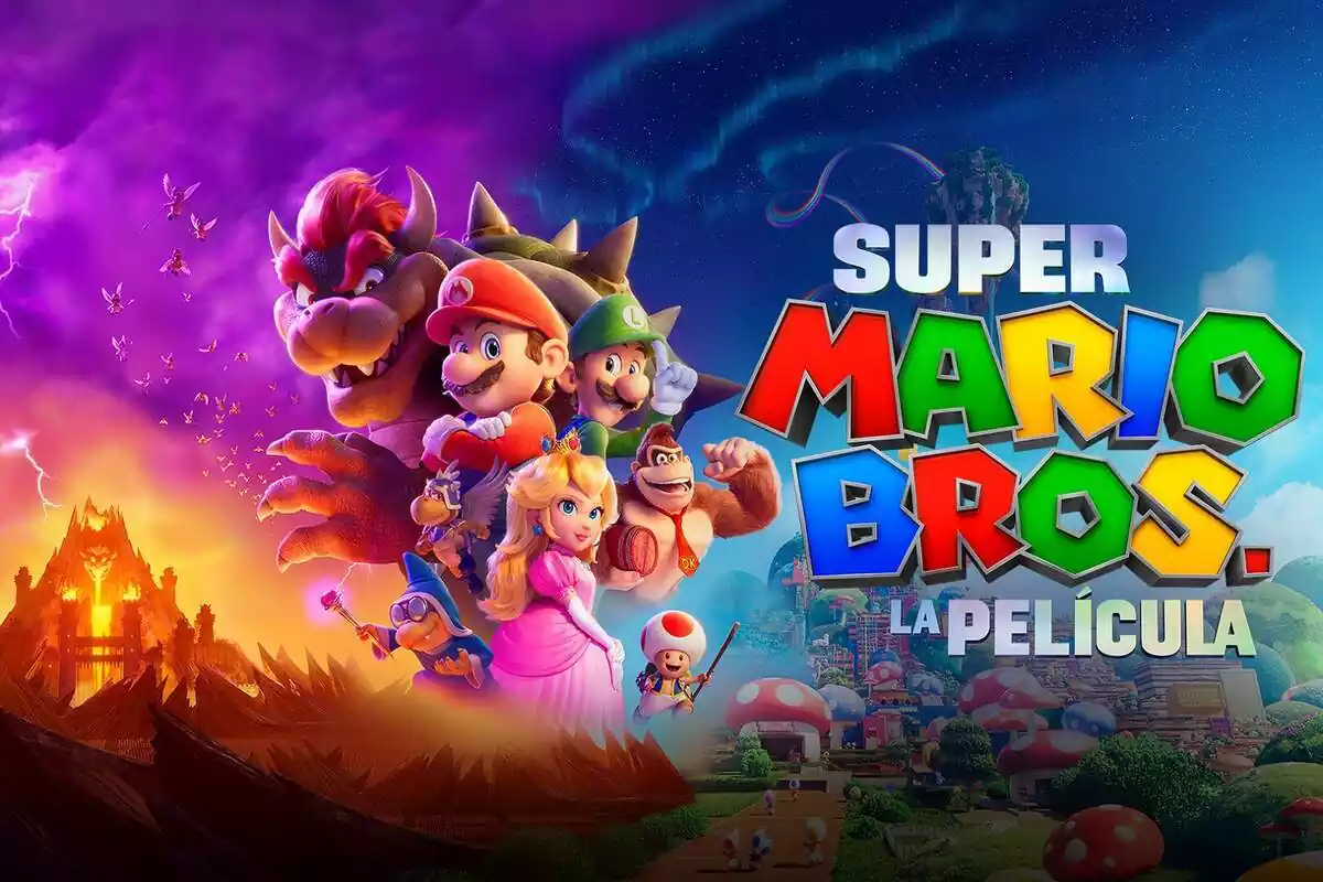 Cartel de Super Mario Bros: La Película