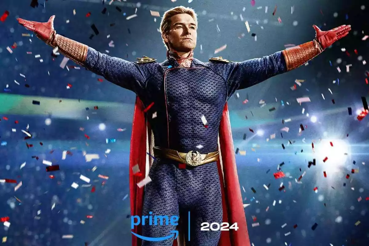 Poster promocional de la cuarta temporada de The Boys de Prime Video
