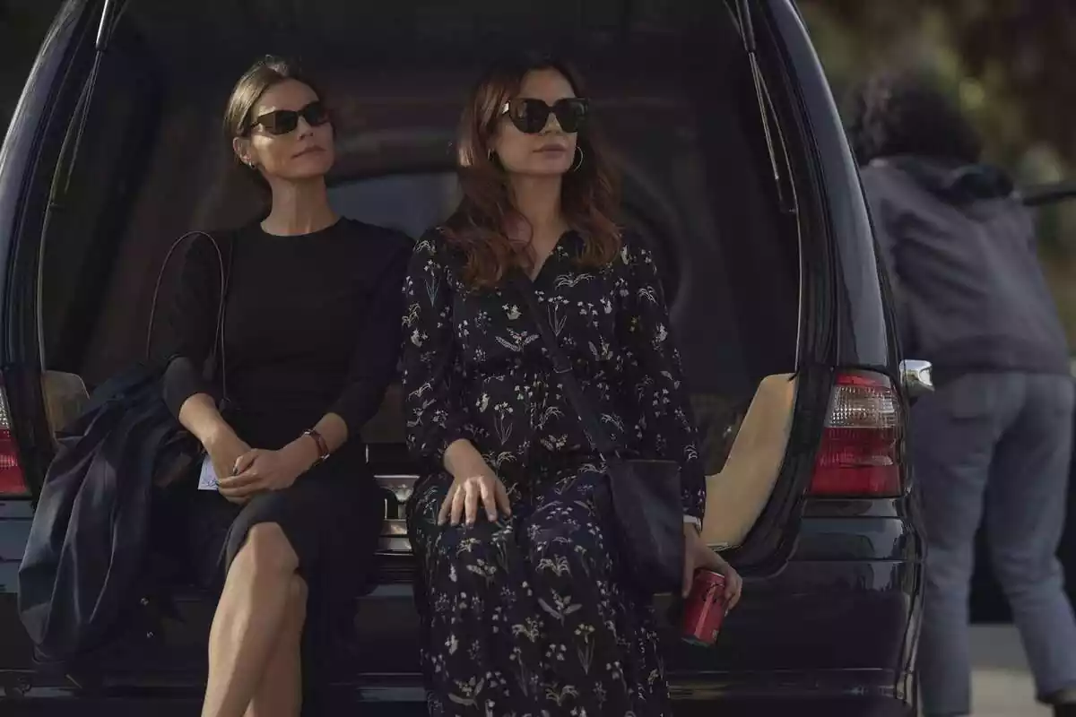 Rodaje Todos Mienten serie de Movistar