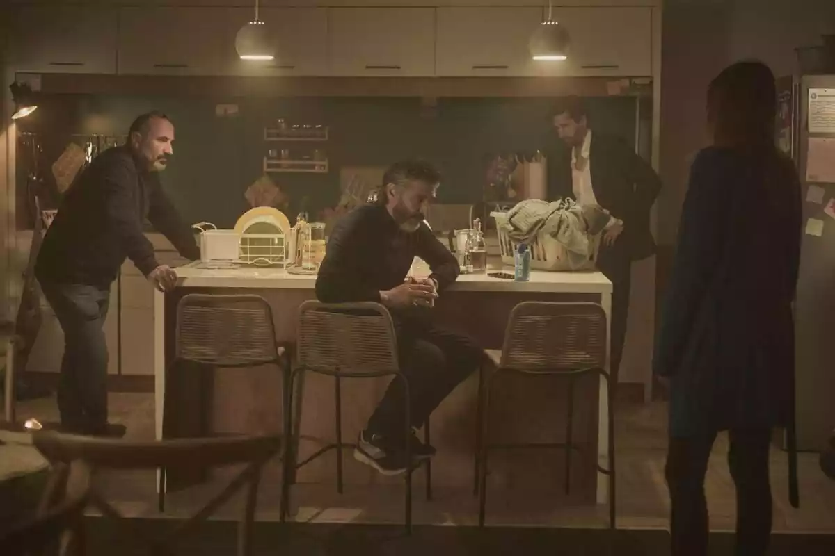 Rodaje Todos Mienten serie de Movistar