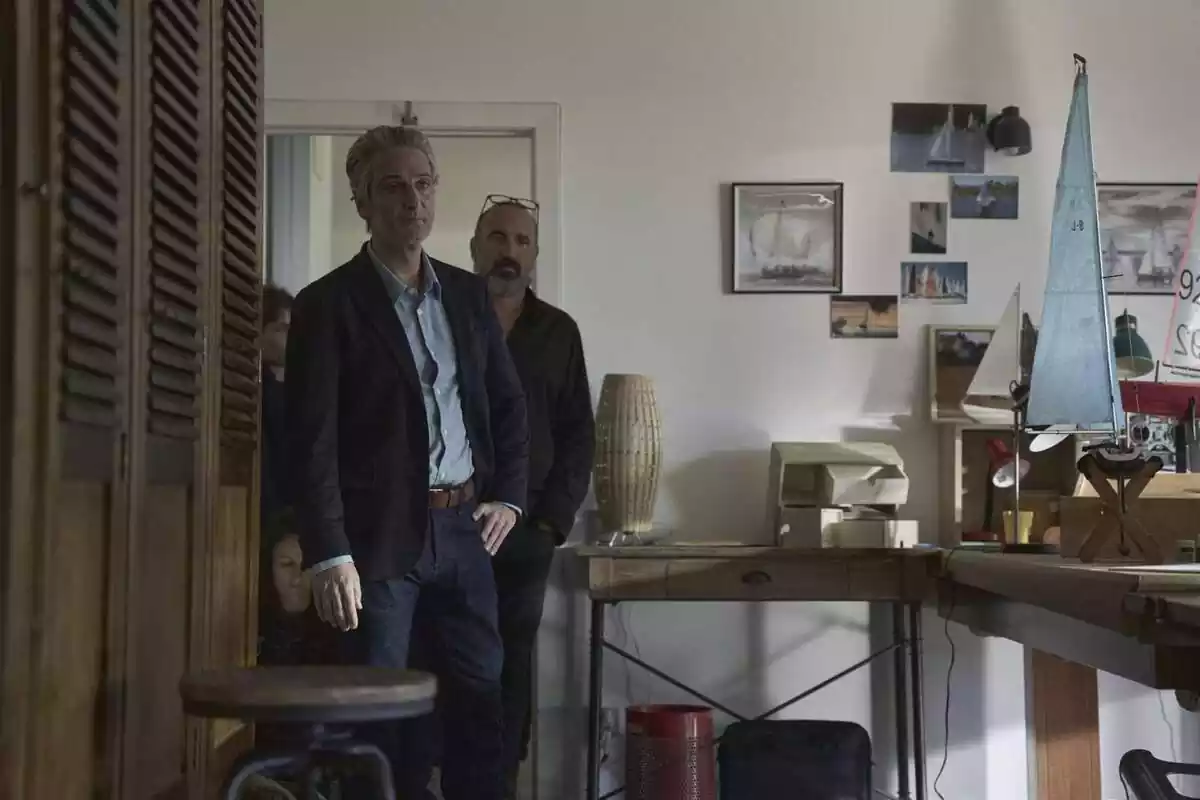 Rodaje Todos Mienten serie de Movistar