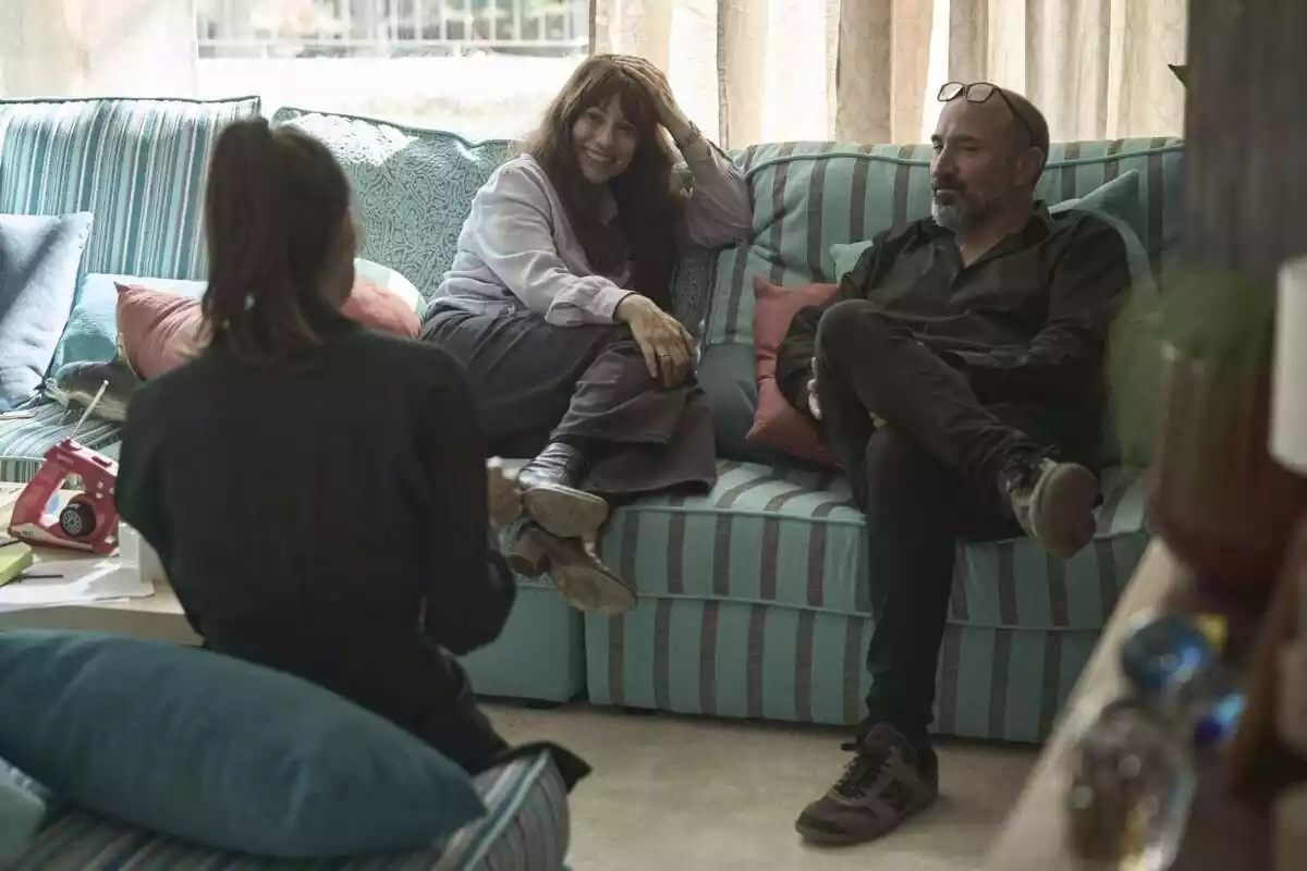 Rodaje Todos Mienten serie de Movistar