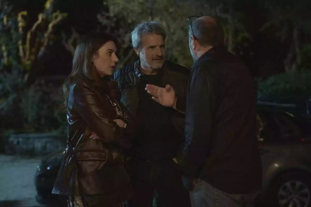 Rodaje Todos Mienten serie de Movistar