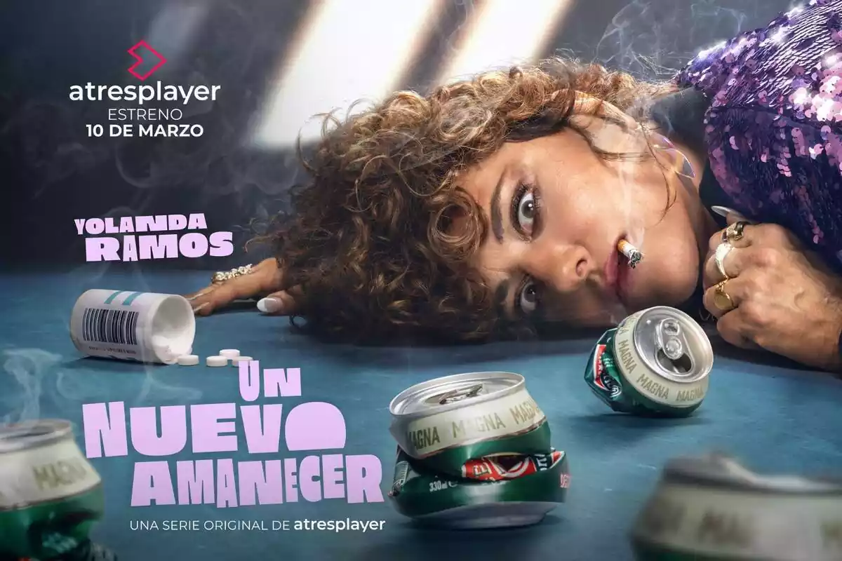 Cartel de Un nuevo amanecer, la serie de atresplayer protagonizada por Yolanda Ramos
